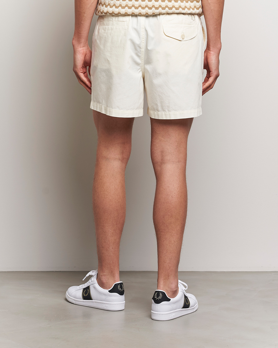 Herre | Shorts | Fred Perry | Woven Ripstop Drawstring Shorts Ecru