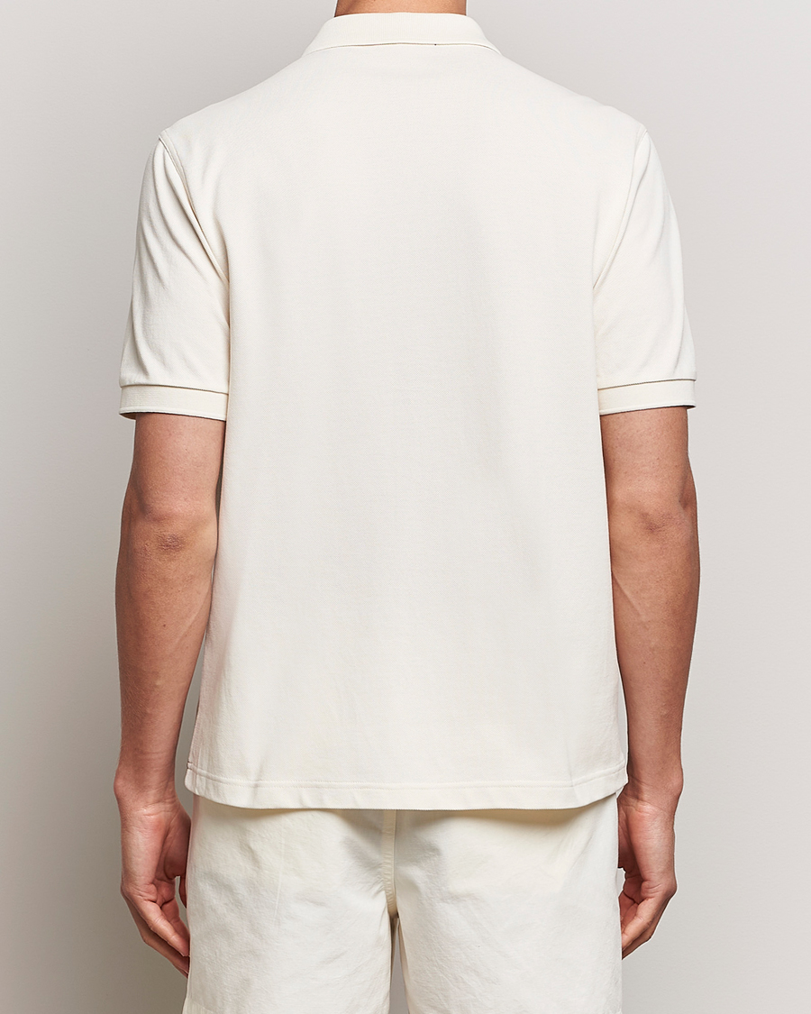 Herre | Skjorter | Fred Perry | Towelling Panel Polo Short Sleeve Shirt Ecru