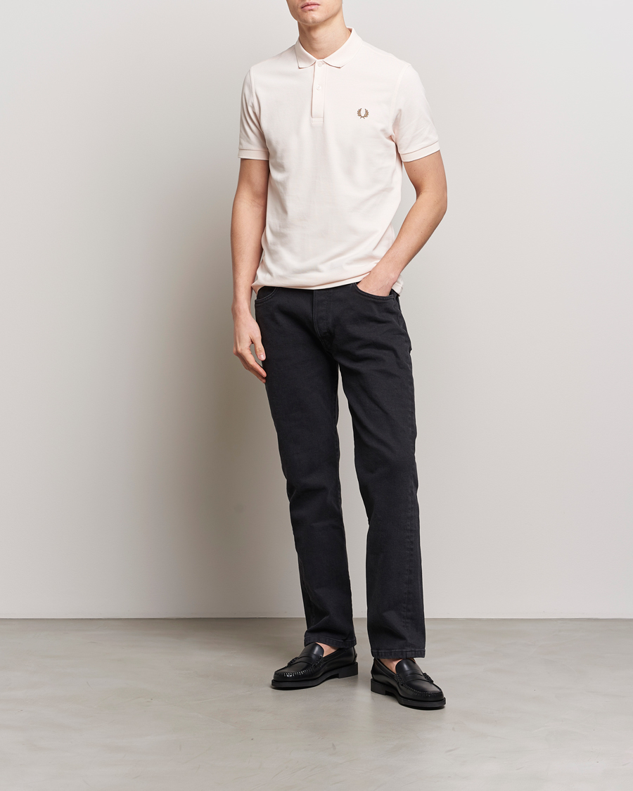Herre | Pikéer | Fred Perry | Plain Polo Shirt Silky Peach
