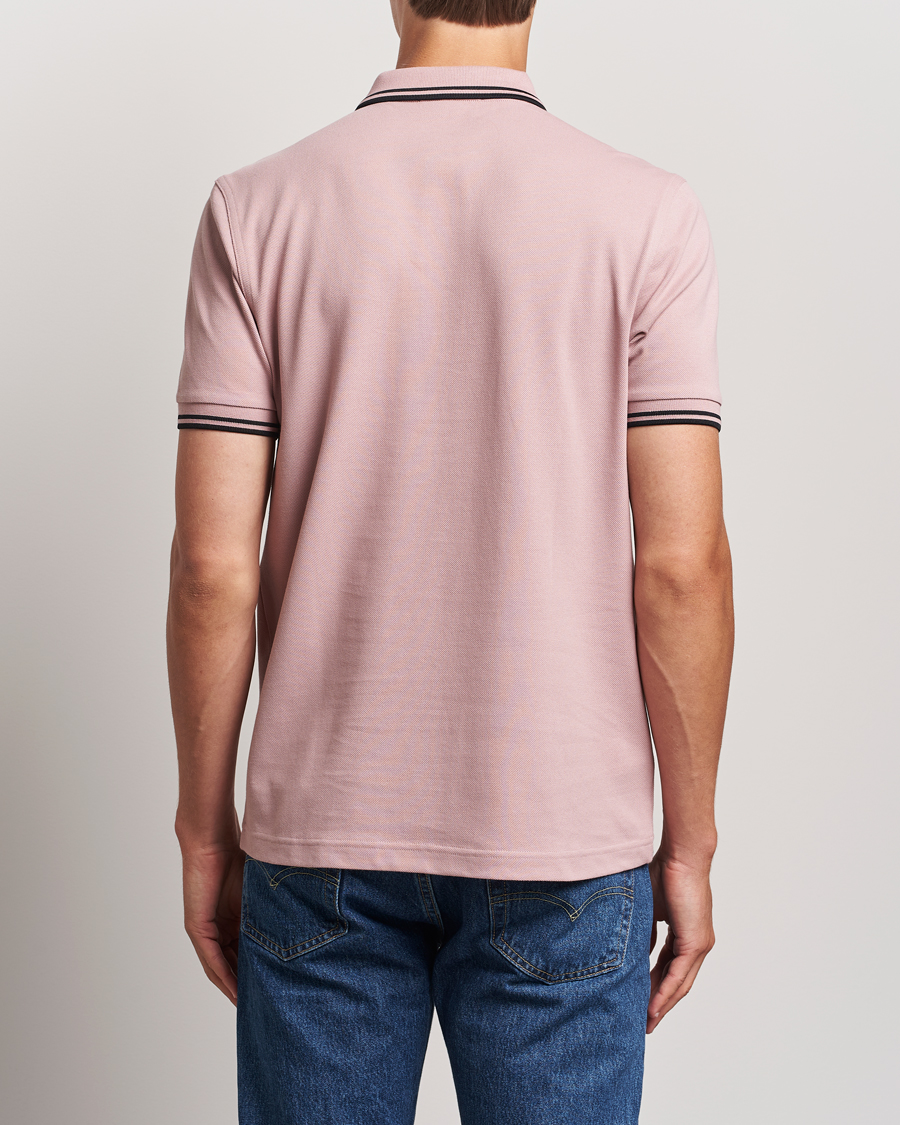 Herre | Pikéer | Fred Perry | Twin Tipped Polo Shirt Dusty Rose Pink