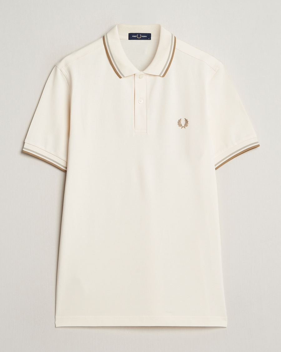 Herre | Pikéer | Fred Perry | Twin Tipped Polo Shirt Ecru