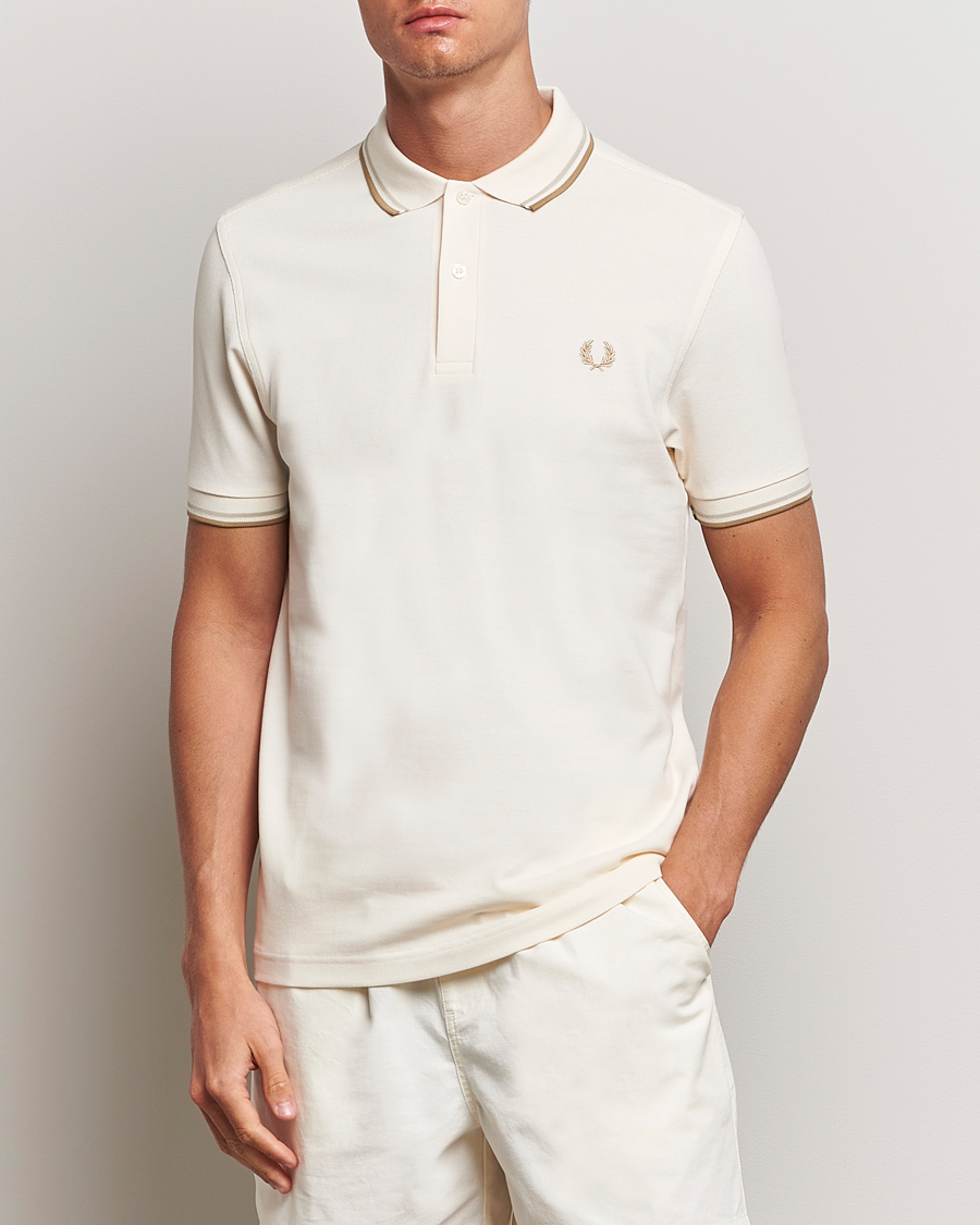 Herre | Pikéer | Fred Perry | Twin Tipped Polo Shirt Ecru