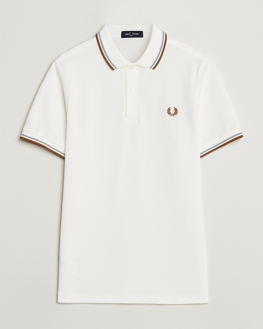 Herre |  | Fred Perry | Twin Tipped Polo Shirt Snow White