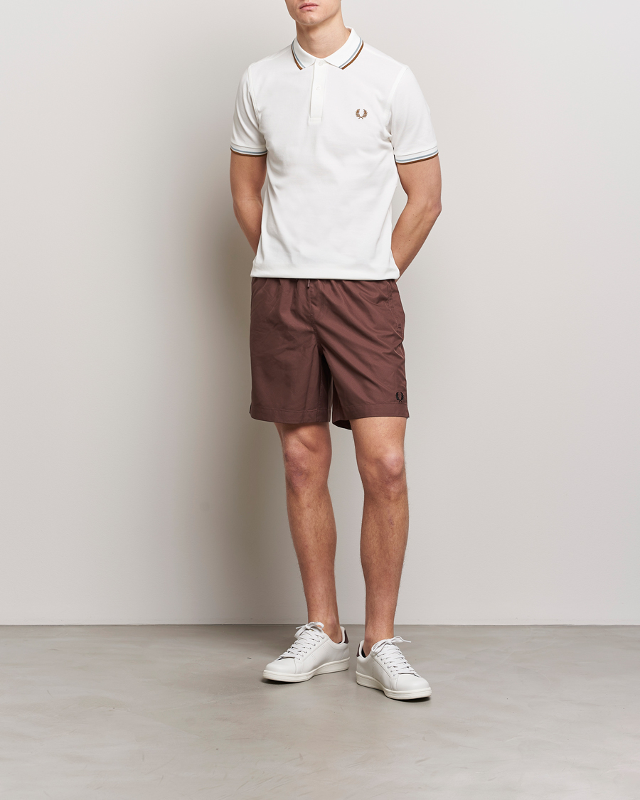 Herre | Pikéer | Fred Perry | Twin Tipped Polo Shirt Snow White