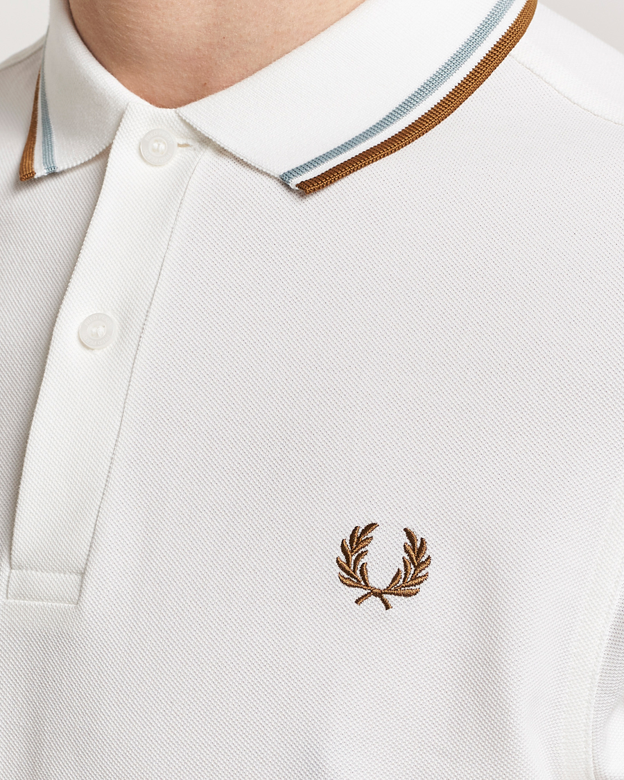 Herre | Pikéer | Fred Perry | Twin Tipped Polo Shirt Snow White