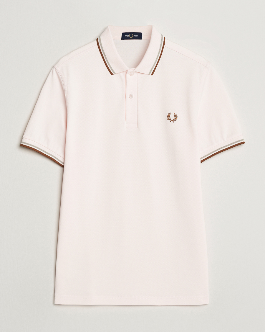 Herre |  | Fred Perry | Twin Tipped Polo Shirt Silky Peach