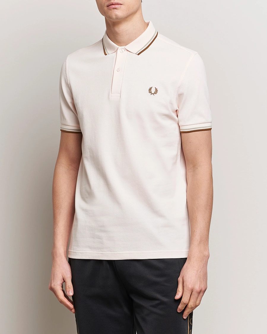 Herre | Pikéer | Fred Perry | Twin Tipped Polo Shirt Silky Peach