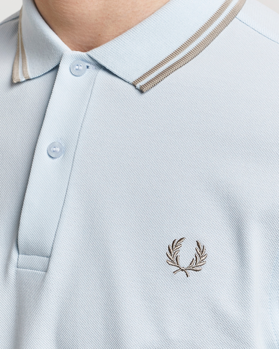 Herre | Pikéer | Fred Perry | Twin Tipped Polo Shirt Light Ice