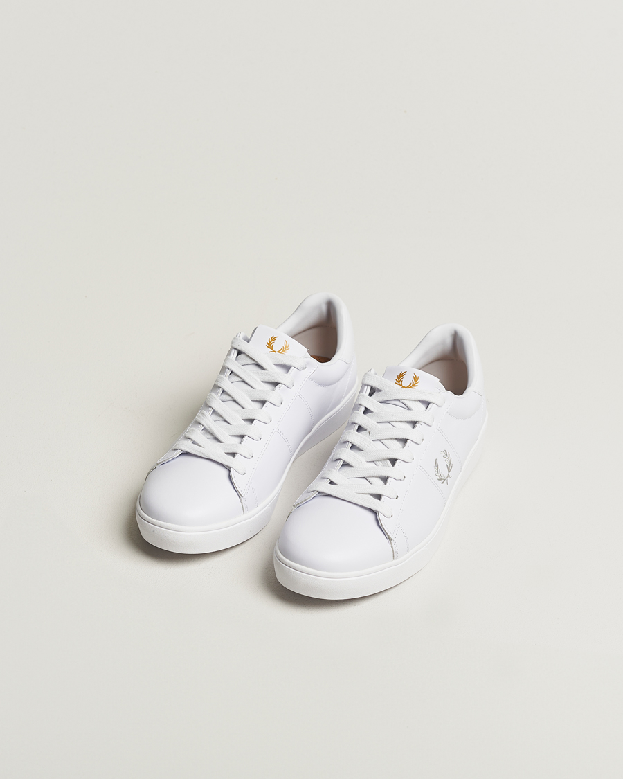 Herre | Nytt i butikken | Fred Perry | Spencer Tennis Leather Sneaker White