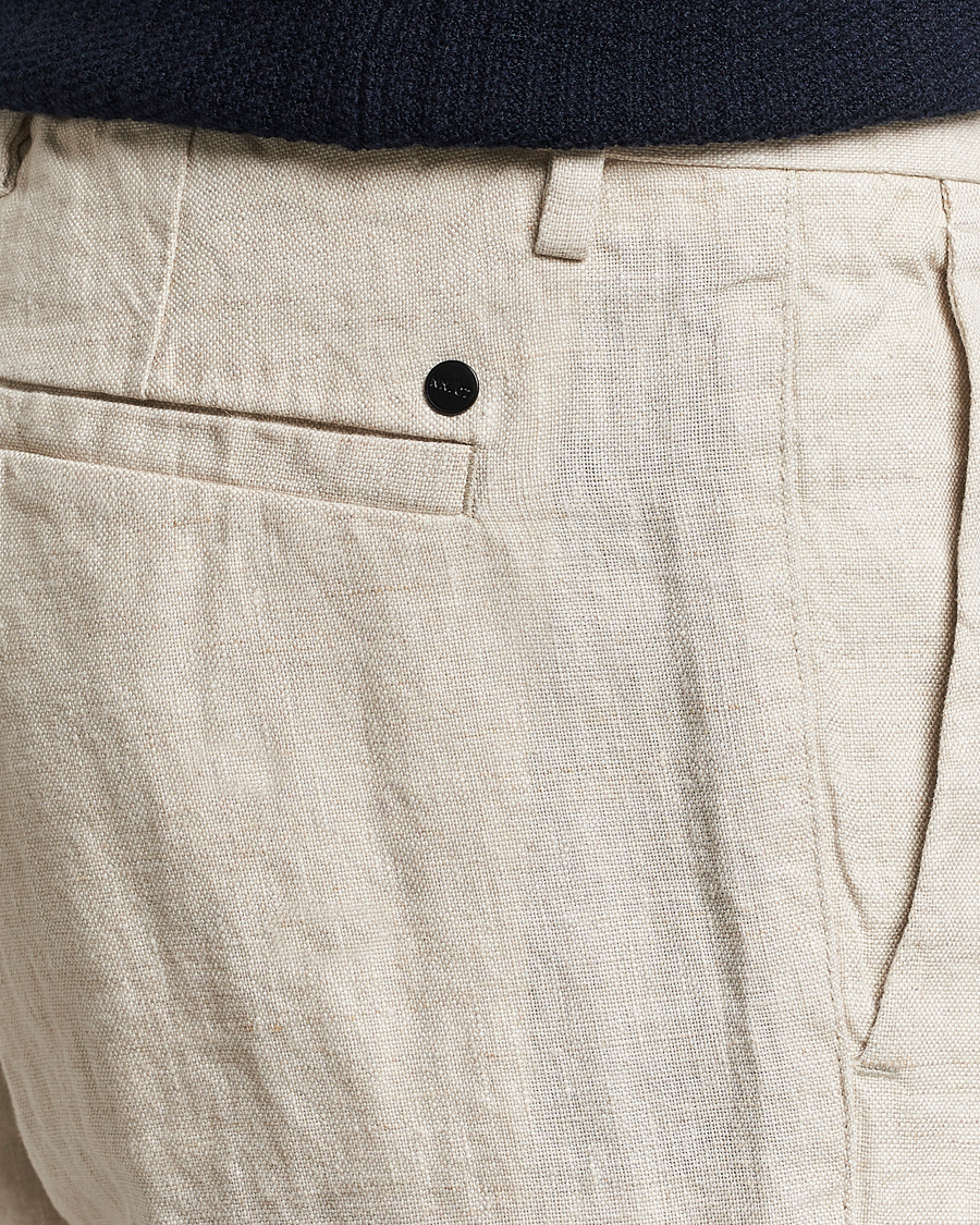 Herre | Bukser | NN07 | Theo Linen Trousers Oat