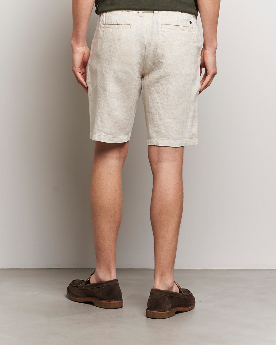 Herre | Shorts | NN07 | Seb Linen Drawstring Shorts Oat