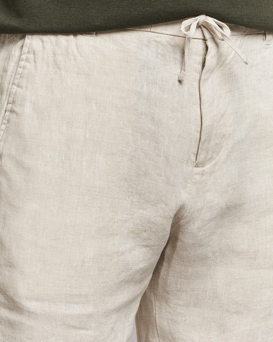 Herre | Shorts | NN07 | Seb Linen Drawstring Shorts Oat