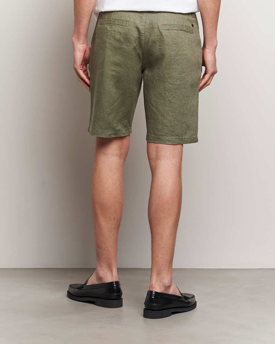 Herre | Shorts | NN07 | Crown Linen Shorts Lichten Green