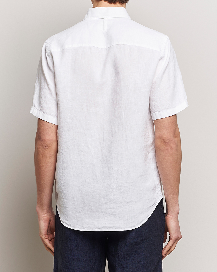Herre | Skjorter | NN07 | Arne Linen Short Sleeve Shirt White