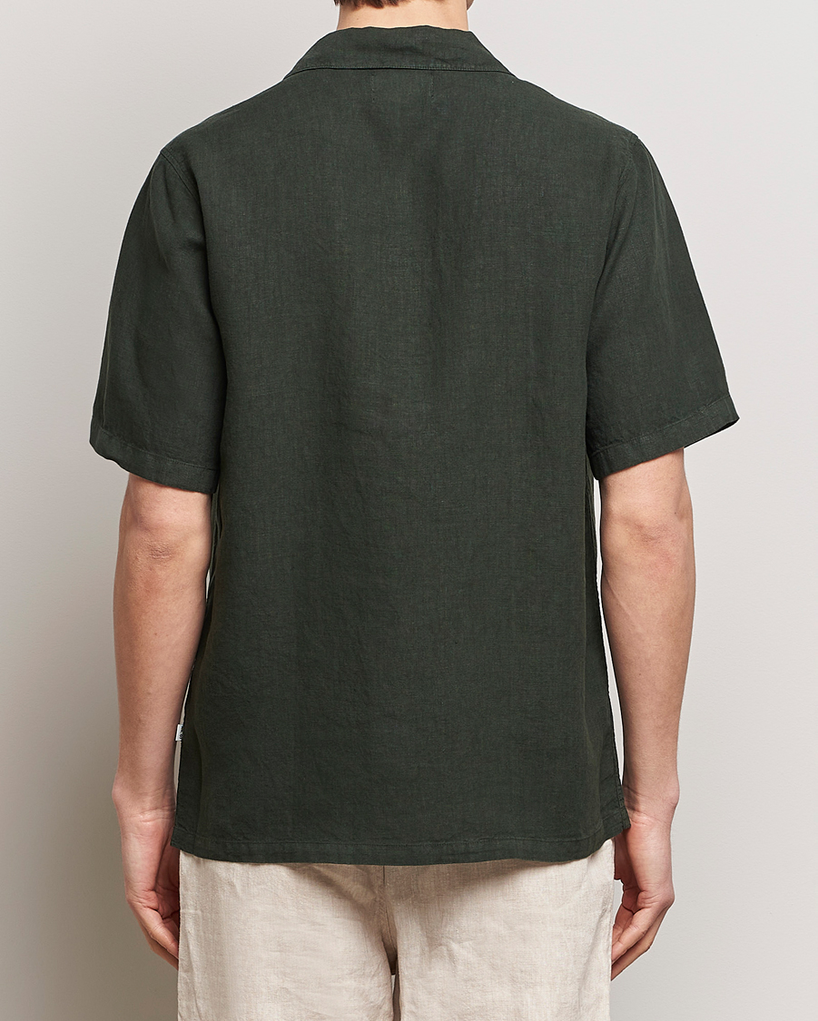 Herre | Skjorter | NN07 | Julio Linen Resort Shirt Rosin Green