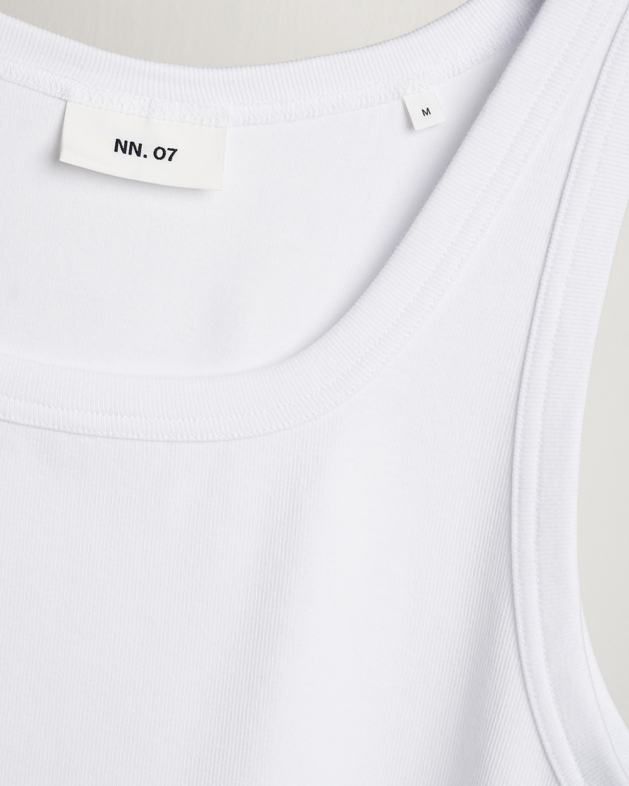 Herre | T-Shirts | NN07 | Mick Tank Top White