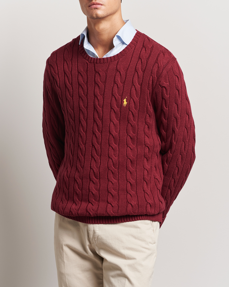 Herre | Gensere | Polo Ralph Lauren | Cotton Cable Pullover Red Carpet