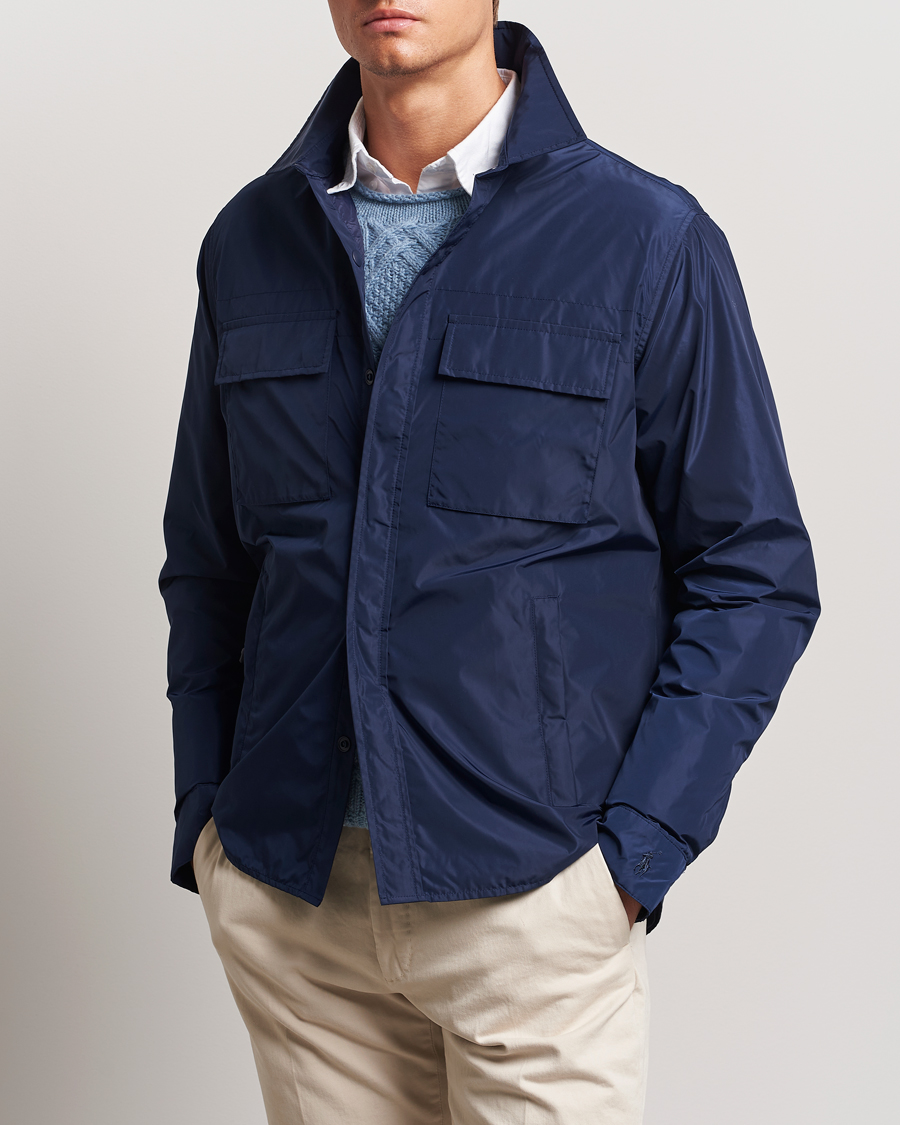 Herre | Klassiske jakker | Polo Ralph Lauren | Water-Repellent Shirt Jacket Newport Navy