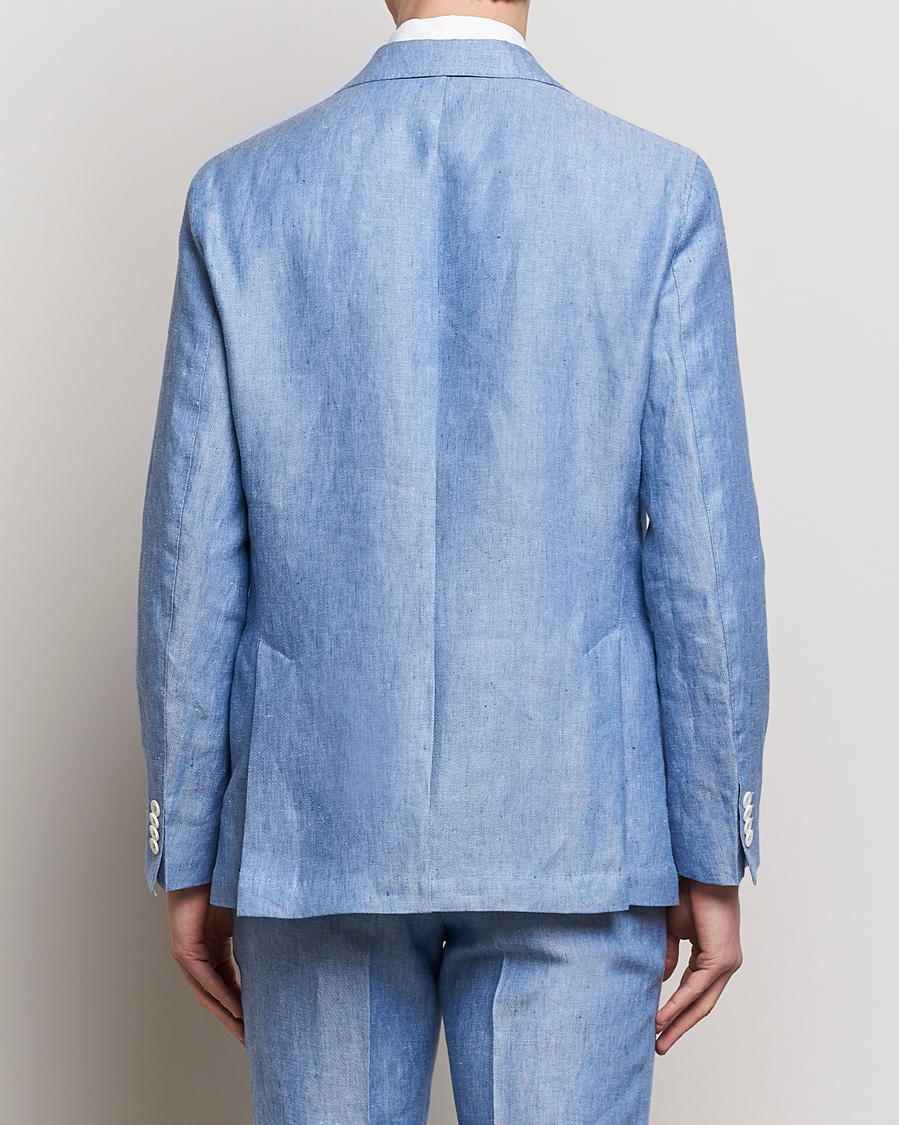 Herre | Dressjakker | Oscar Jacobson | Ferry Soft Linen Blazer Smog Blue