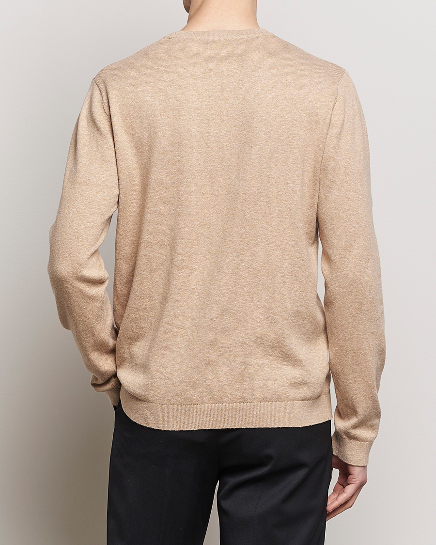 Herre | Gensere | A Day's March | Alagon Cotton/Linen Crew Khaki