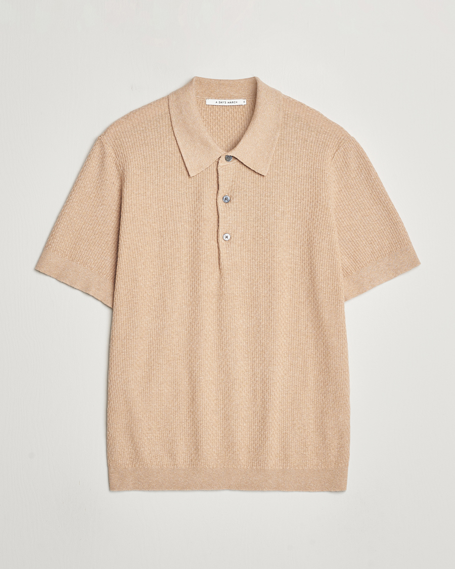 Herre | Pikéer | A Day's March | Rosehall Bric Polo Khaki