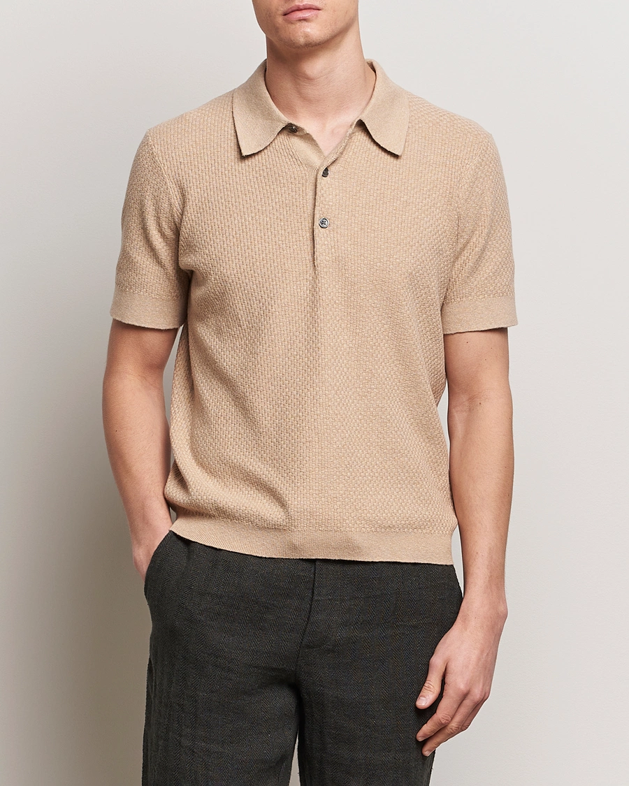 Herre | Pikéer | A Day's March | Rosehall Bric Polo Khaki