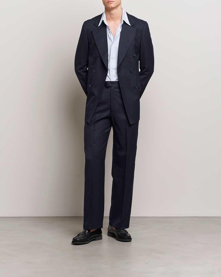 Herre | Dressjakker | A Day's March | Welland Double Breasted Blazer Navy