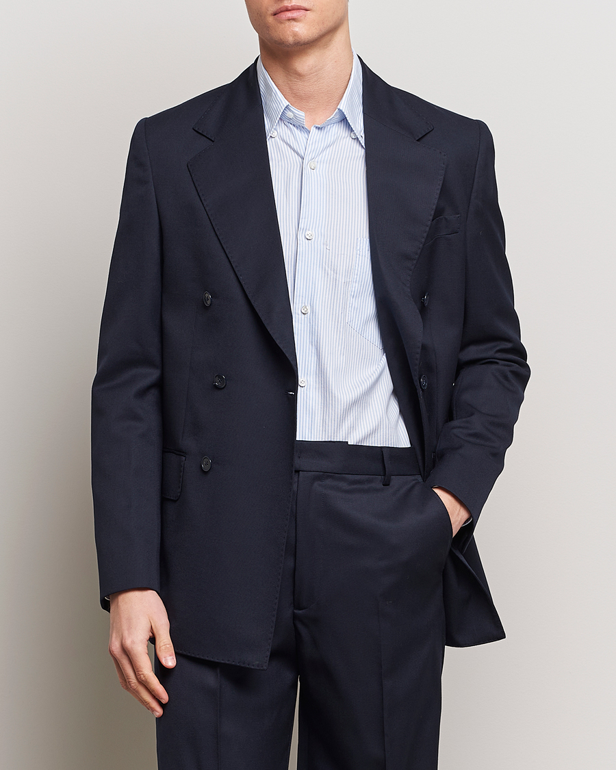 Herre | Dressjakker | A Day's March | Welland Double Breasted Blazer Navy