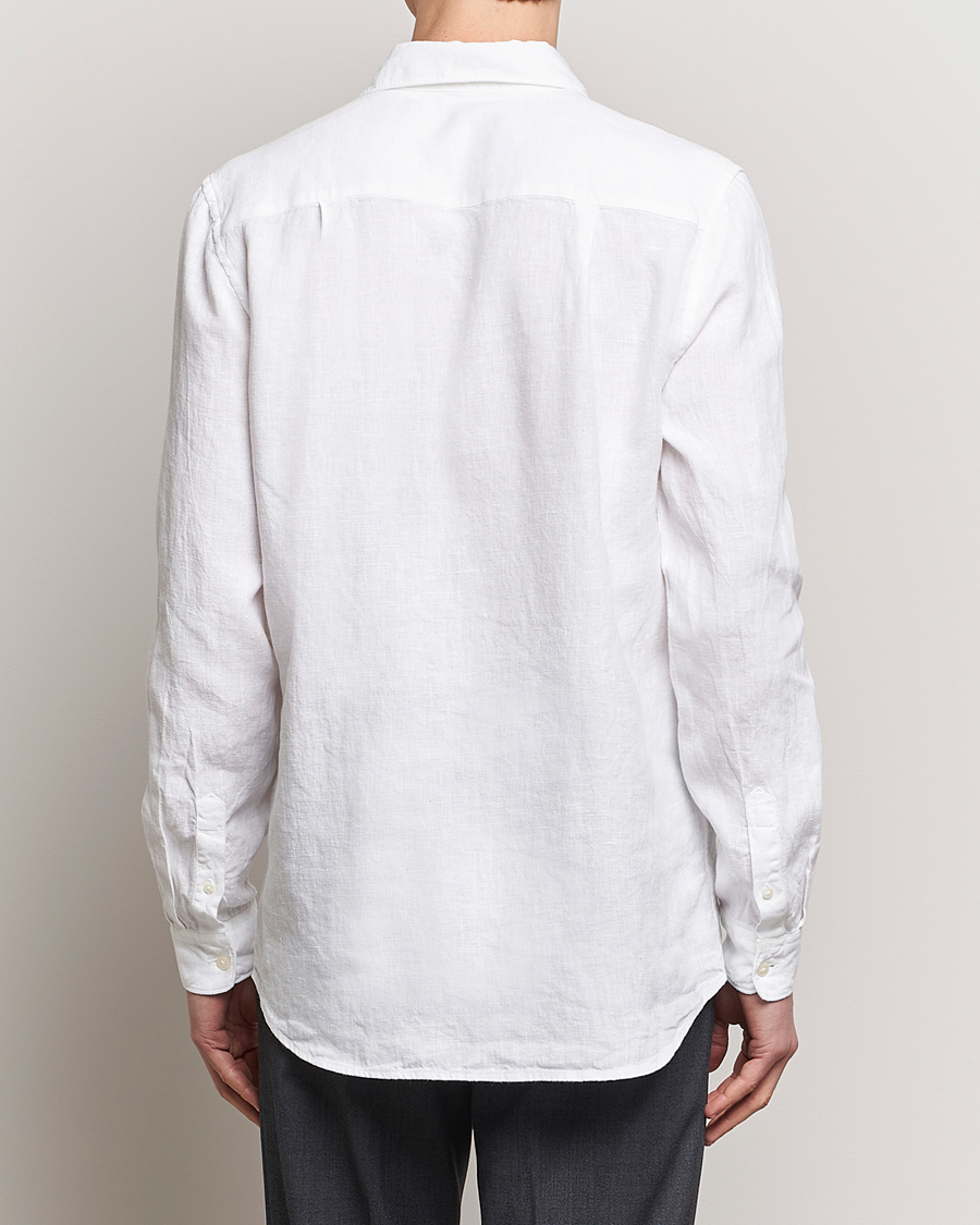 Herre | Skjorter | A Day's March | Abu Linen Shirt White