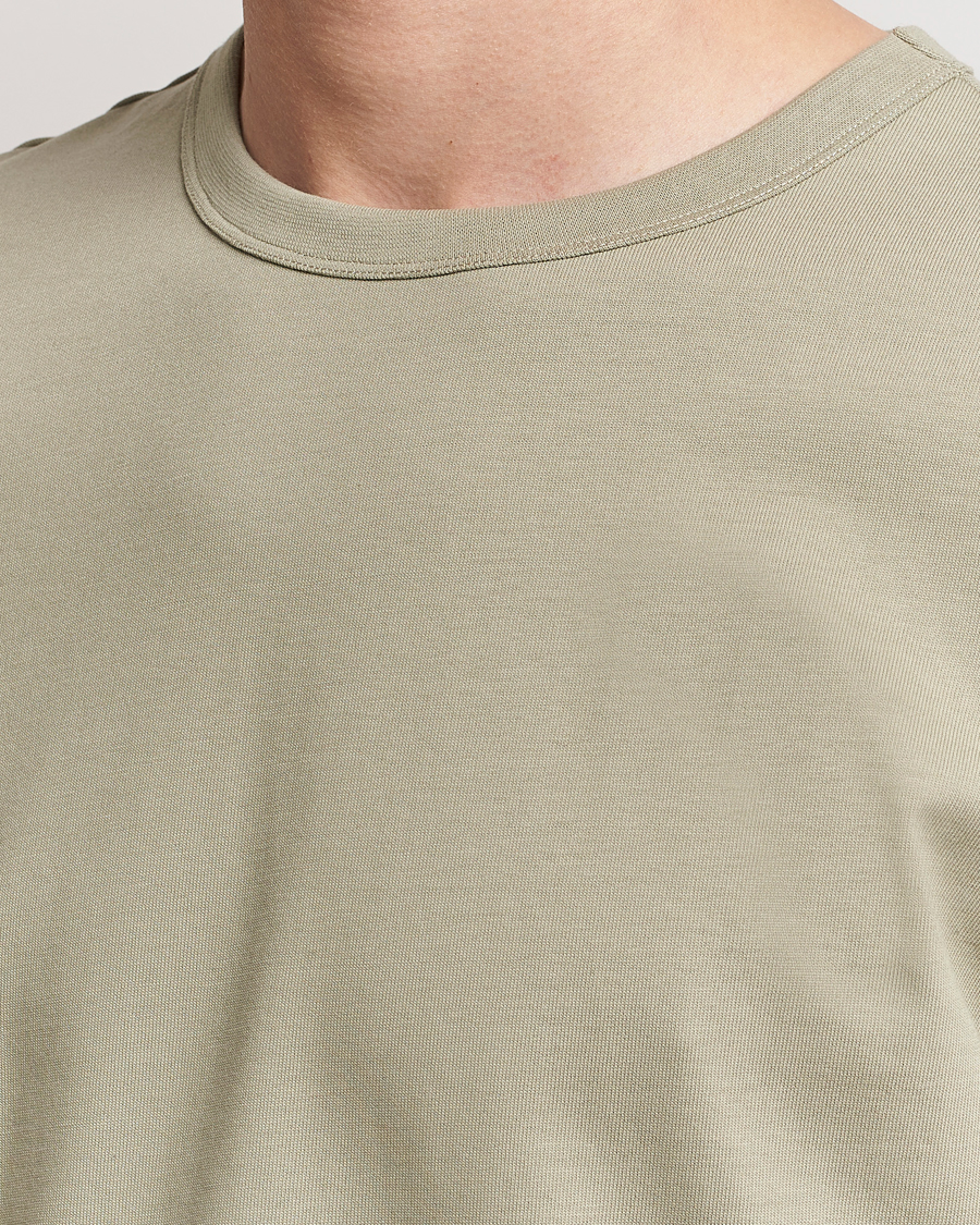 Herre | T-Shirts | A Day's March | Heavy T-Shirt Green Tea
