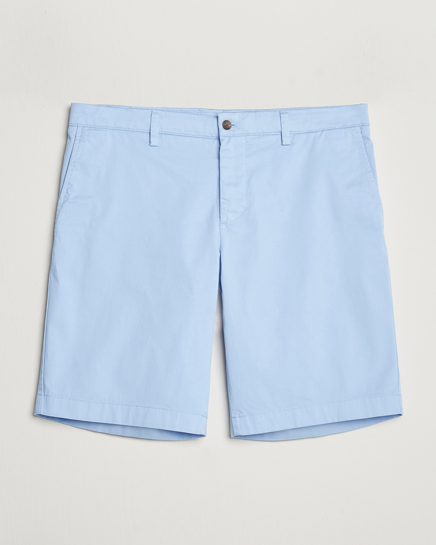 Herre | Nytt i butikken | J.Lindeberg | Nathan Cloud Satin Shorts Chambray Blue