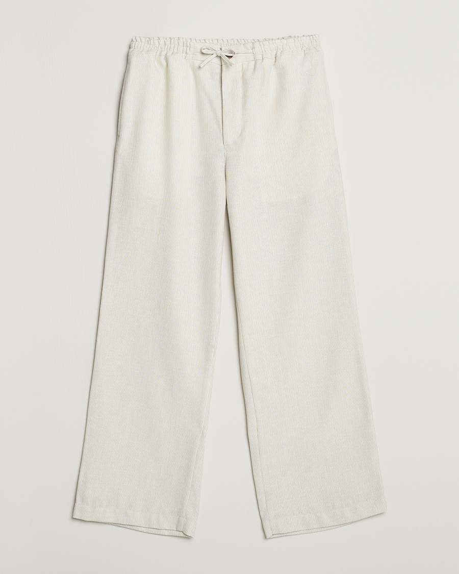 Herre | Bukser | J.Lindeberg | Noah Wide Linen Pants Safari Beige