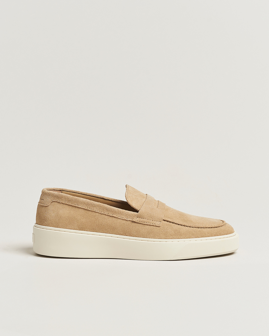 Herre | Nytt i butikken | J.Lindeberg | Mauri Suede Loafer Safari Beige