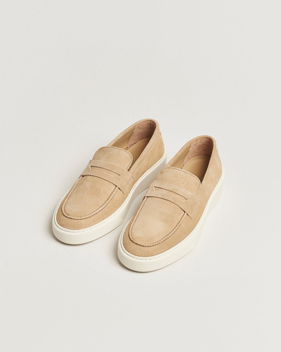 Herre | J.Lindeberg Mauri Suede Loafer Safari Beige | J.Lindeberg | Mauri Suede Loafer Safari Beige