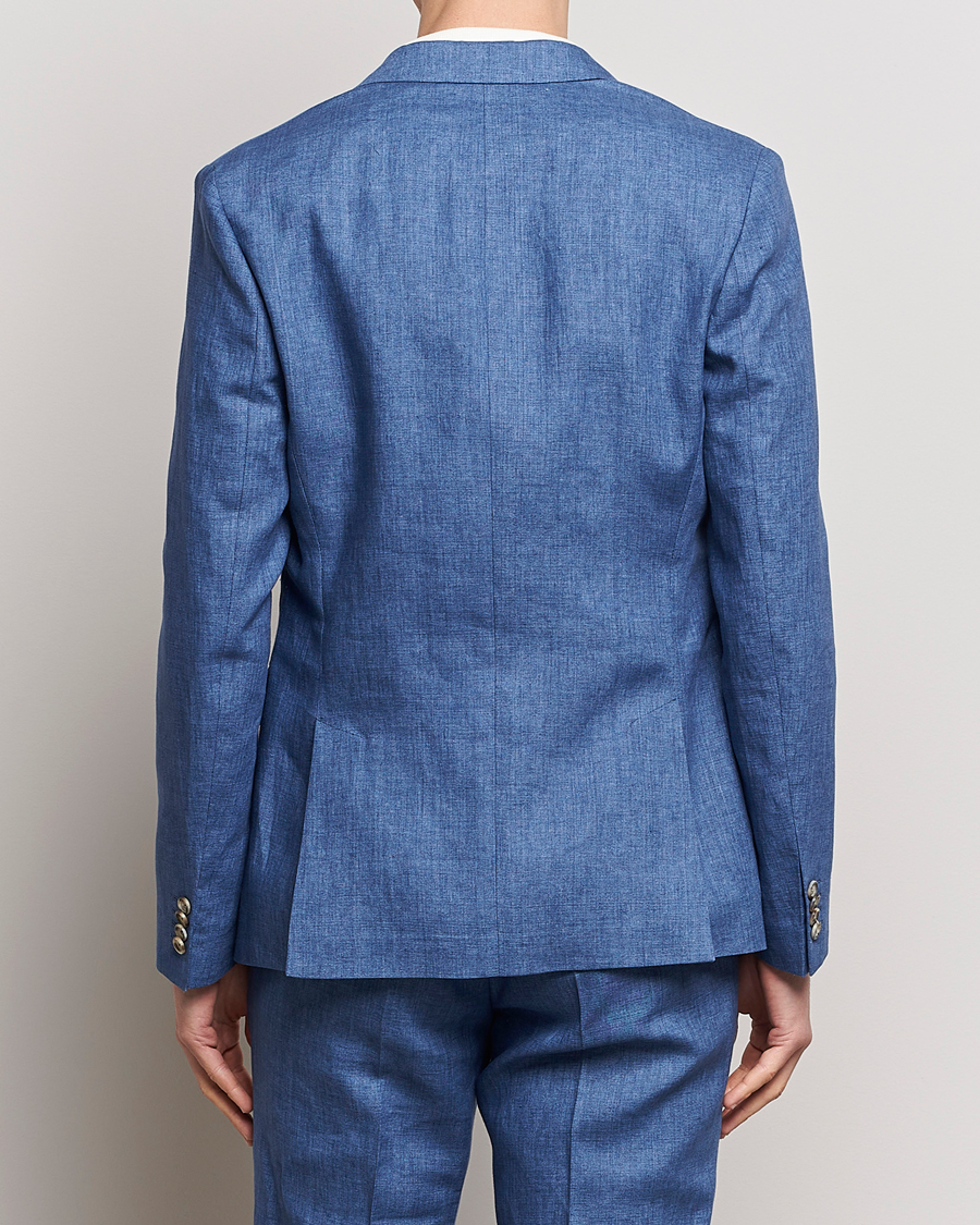 Herre | Dressjakker | J.Lindeberg | Hopper U Super Linen Blazer Chambray Blue