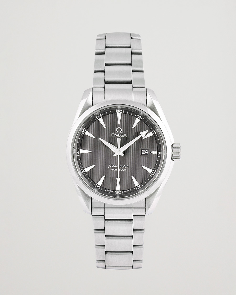 Herre | Omega Pre-Owned Seamaster Aqua Terra Silver | Omega Pre-Owned | Seamaster Aqua Terra Silver