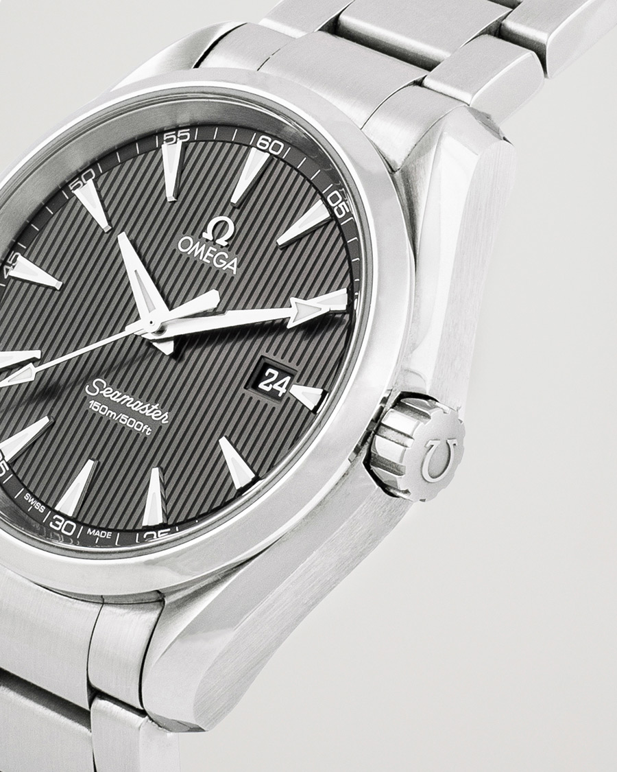 Herre | Omega Pre-Owned Seamaster Aqua Terra Silver | Omega Pre-Owned | Seamaster Aqua Terra Silver