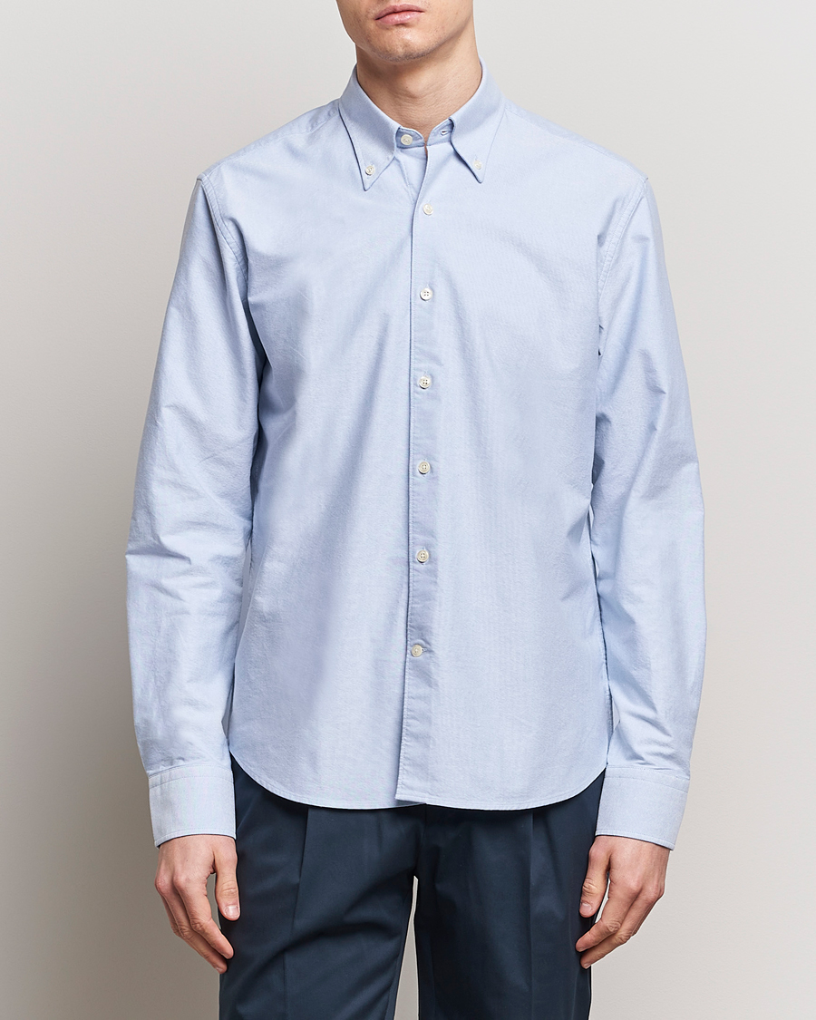 Herre | Casual | Oscar Jacobson | Reg Fit BD Casual Oxford Light Blue