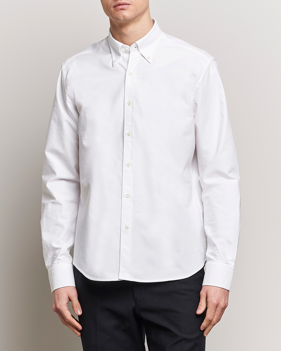 Men |  | Oscar Jacobson | Reg Fit BD Casual Oxford Optical White