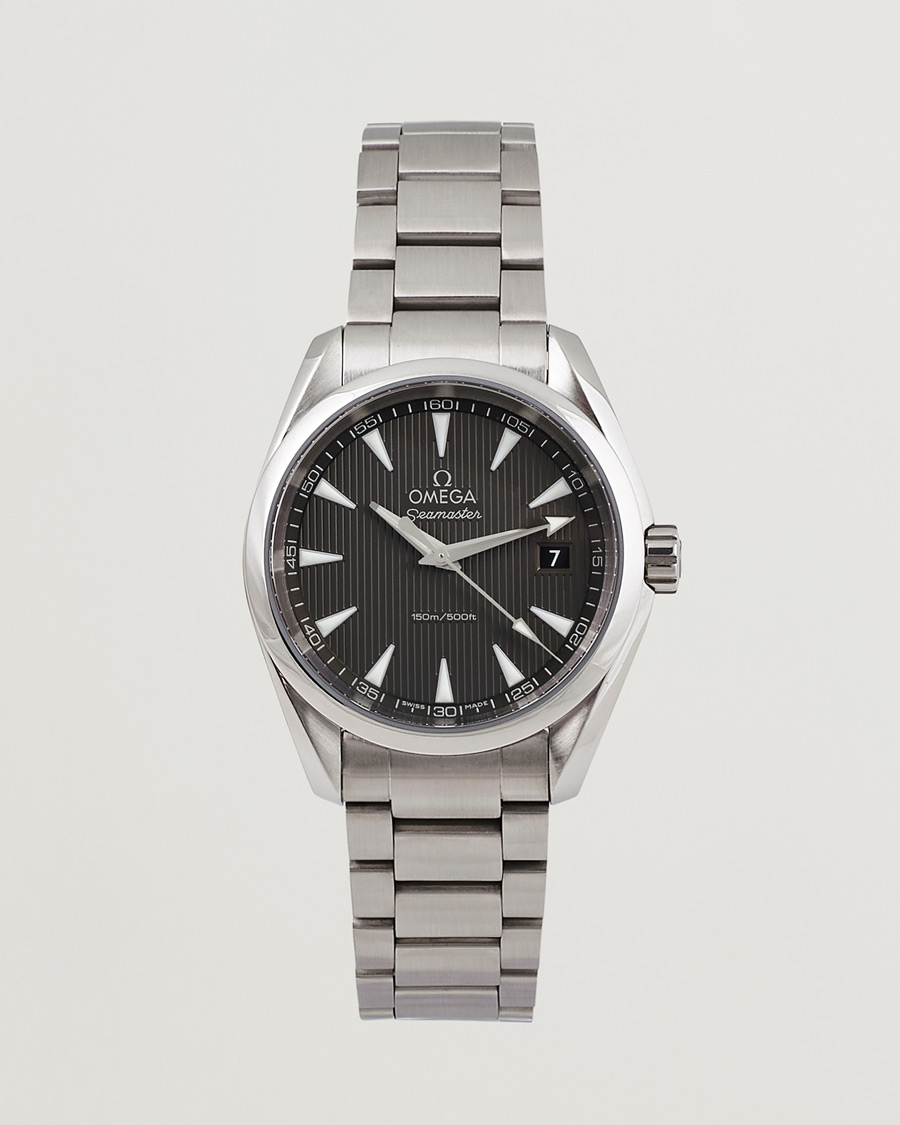 Herre | Omega Pre-Owned Seamaster Aqua Terra Silver | Omega Pre-Owned | Seamaster Aqua Terra Silver