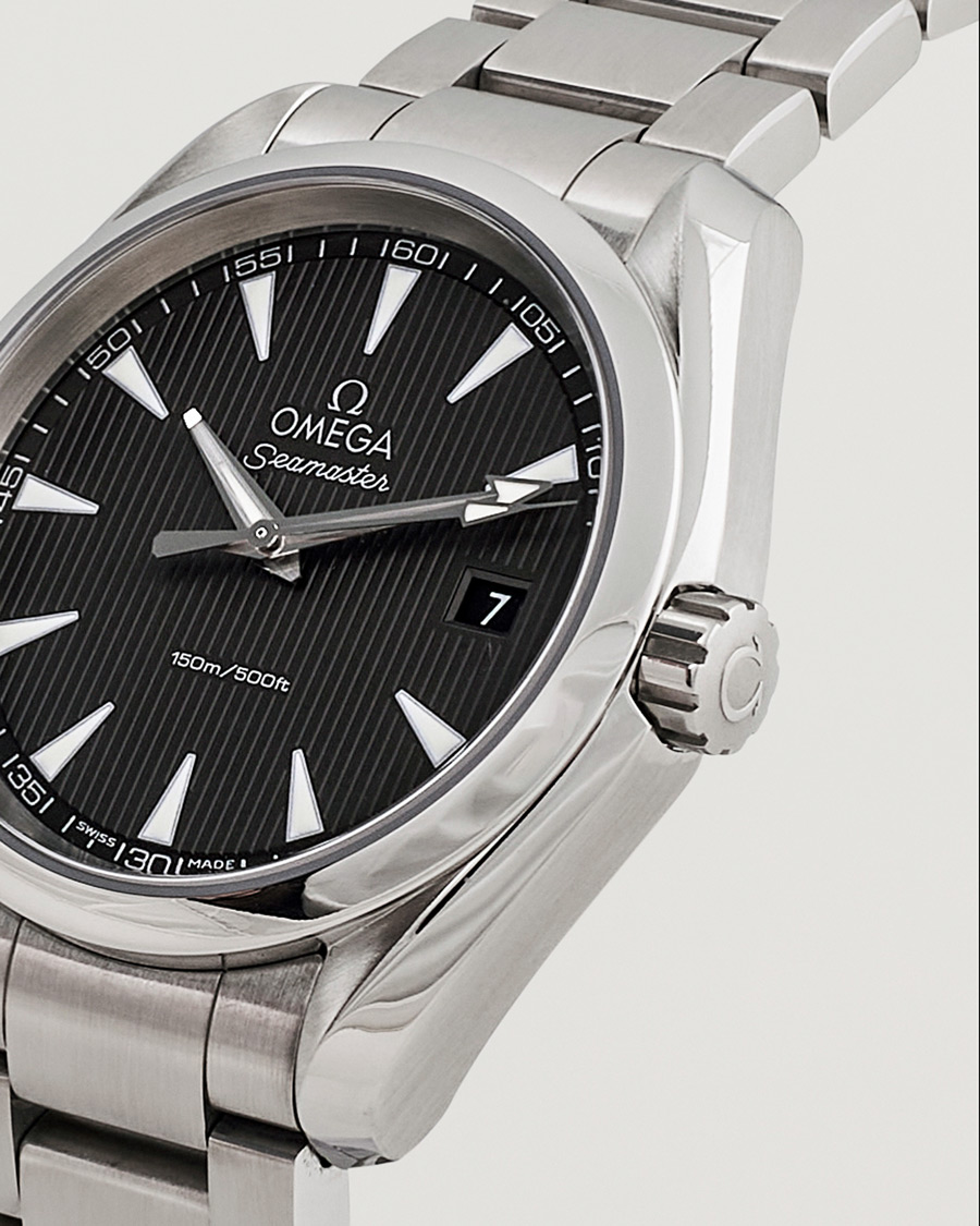 Herre | Omega Pre-Owned Seamaster Aqua Terra Silver | Omega Pre-Owned | Seamaster Aqua Terra Silver