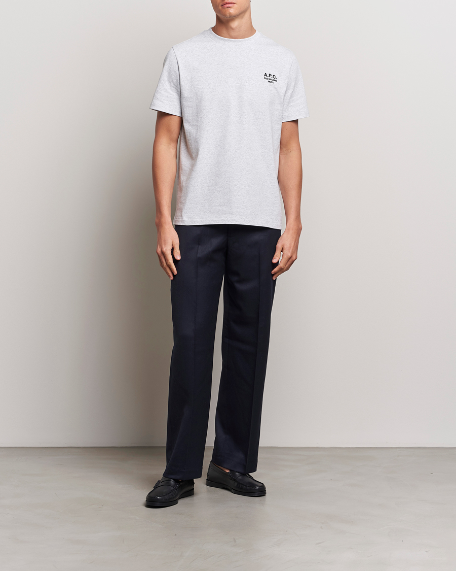Herre | T-Shirts | A.P.C. | Rue Madame T-Shirt Heather Grey