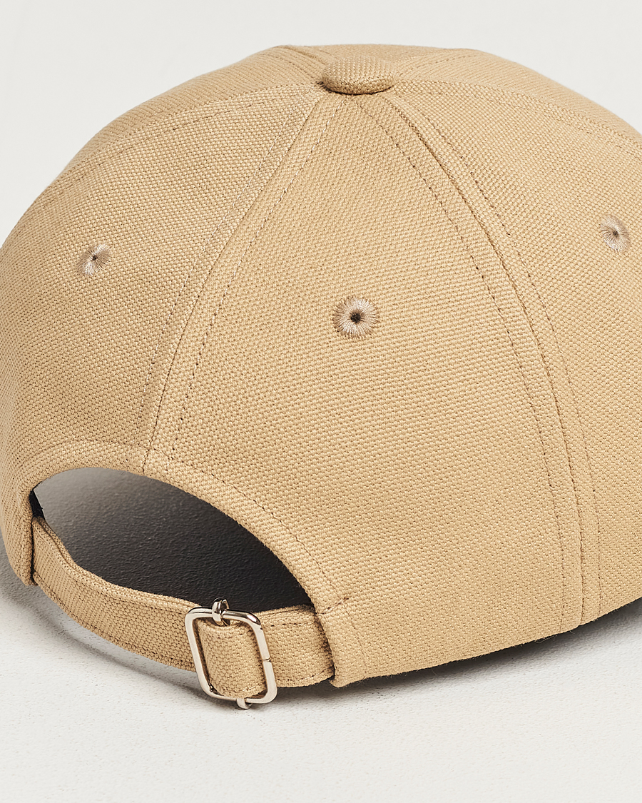 Herre | A.P.C. Charlie Baseball Cap Dark Beige | A.P.C. | Charlie Baseball Cap Dark Beige