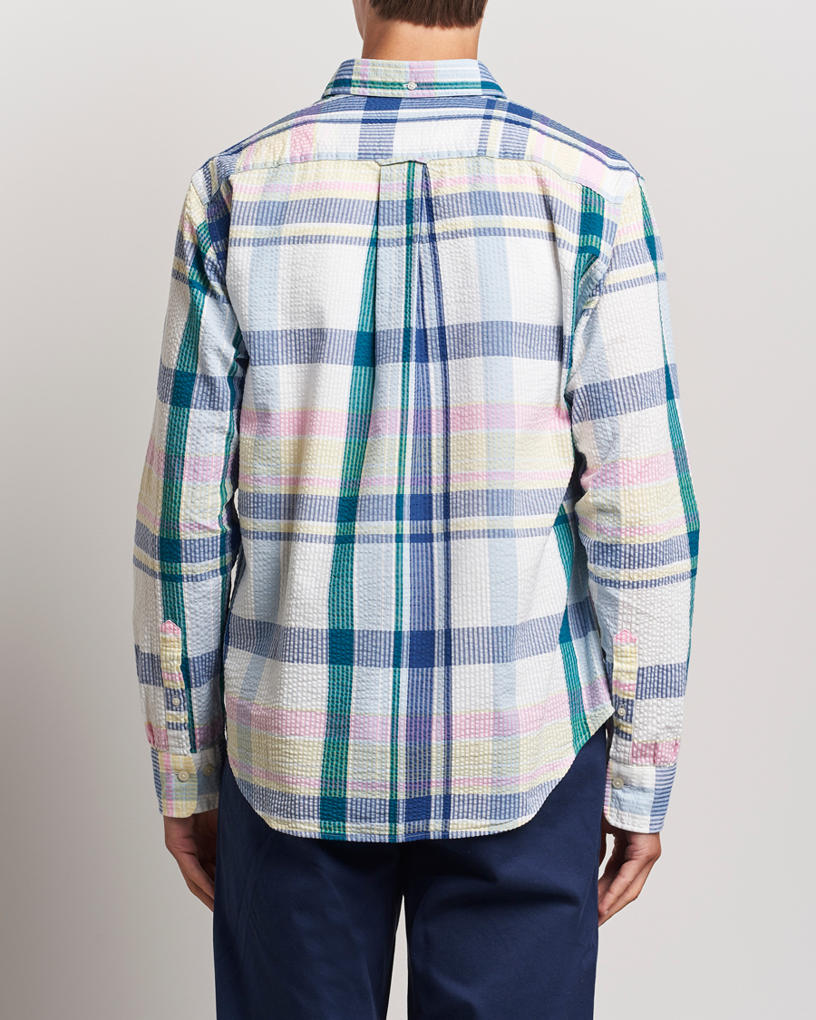 Herre | Skjorter | GANT | Reg Seersucker Madras Shirt Multi