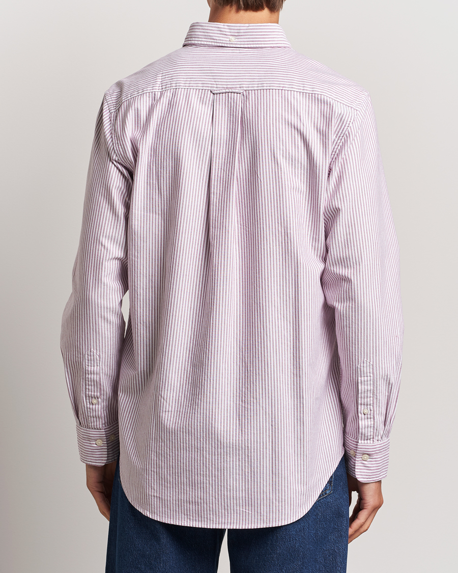 Herre | Skjorter | GANT | Reg Oxford Banker Stripe Shirt Pale Syren