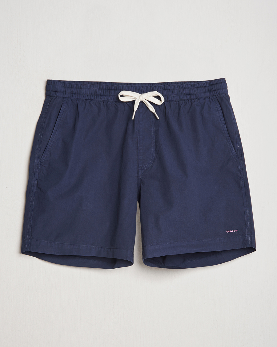 Herre | Shorts | GANT | Drawcord Cotton Shorts Marine