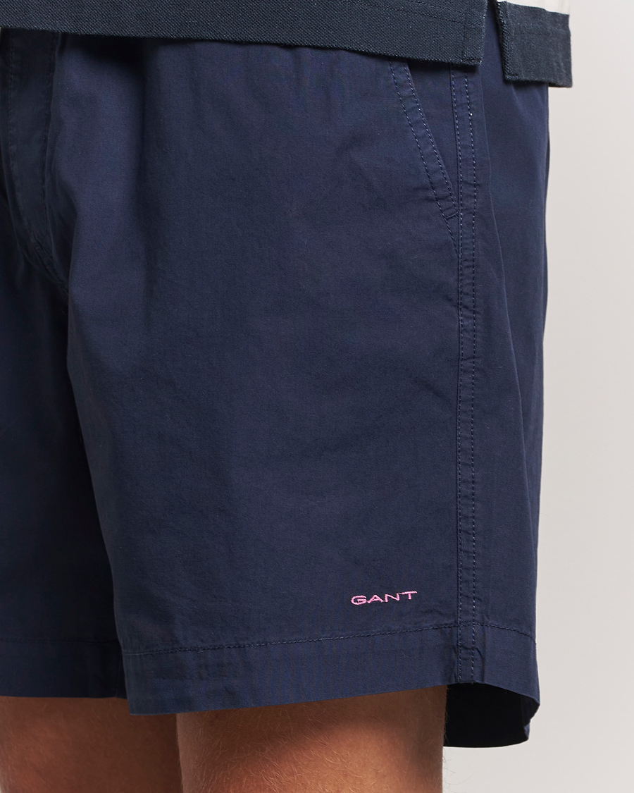 Herre | Shorts | GANT | Drawcord Cotton Shorts Marine