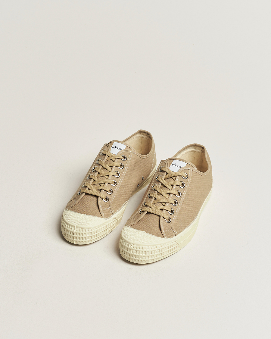 Herre | Sko | Novesta | Star Master Contrast Seam Sneaker Beige