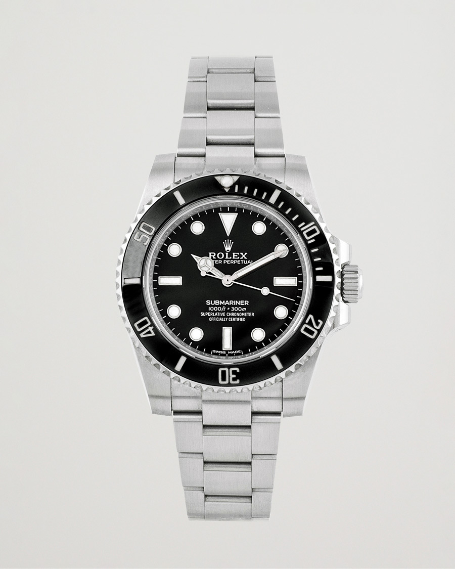 Herre | Rolex Pre-Owned Submariner 114060 Silver | Rolex Pre-Owned | Submariner 114060 Silver
