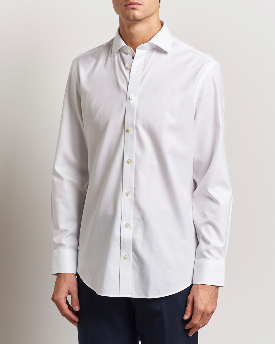 Herre | Skjorter | Charles Tyrwhitt | Slim Fit Non Iron Cotton Twill Shirt White